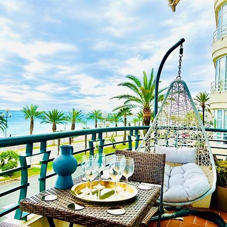 Endless Stunning Mediterranean Sea Views Promenade Des Anglais Nice Luaran gambar