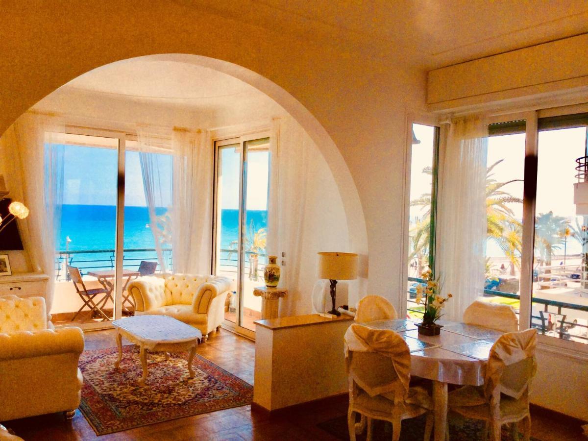 Endless Stunning Mediterranean Sea Views Promenade Des Anglais Nice Luaran gambar