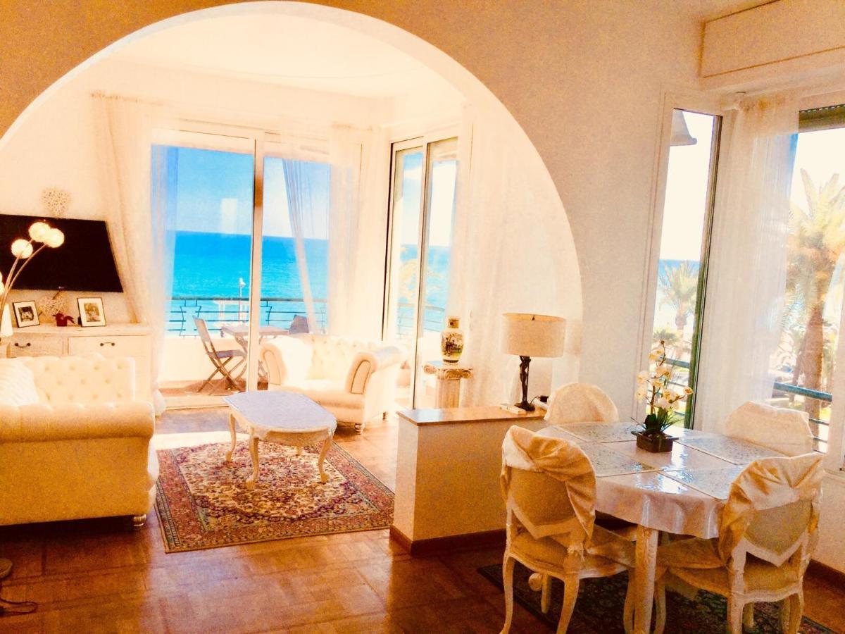 Endless Stunning Mediterranean Sea Views Promenade Des Anglais Nice Luaran gambar