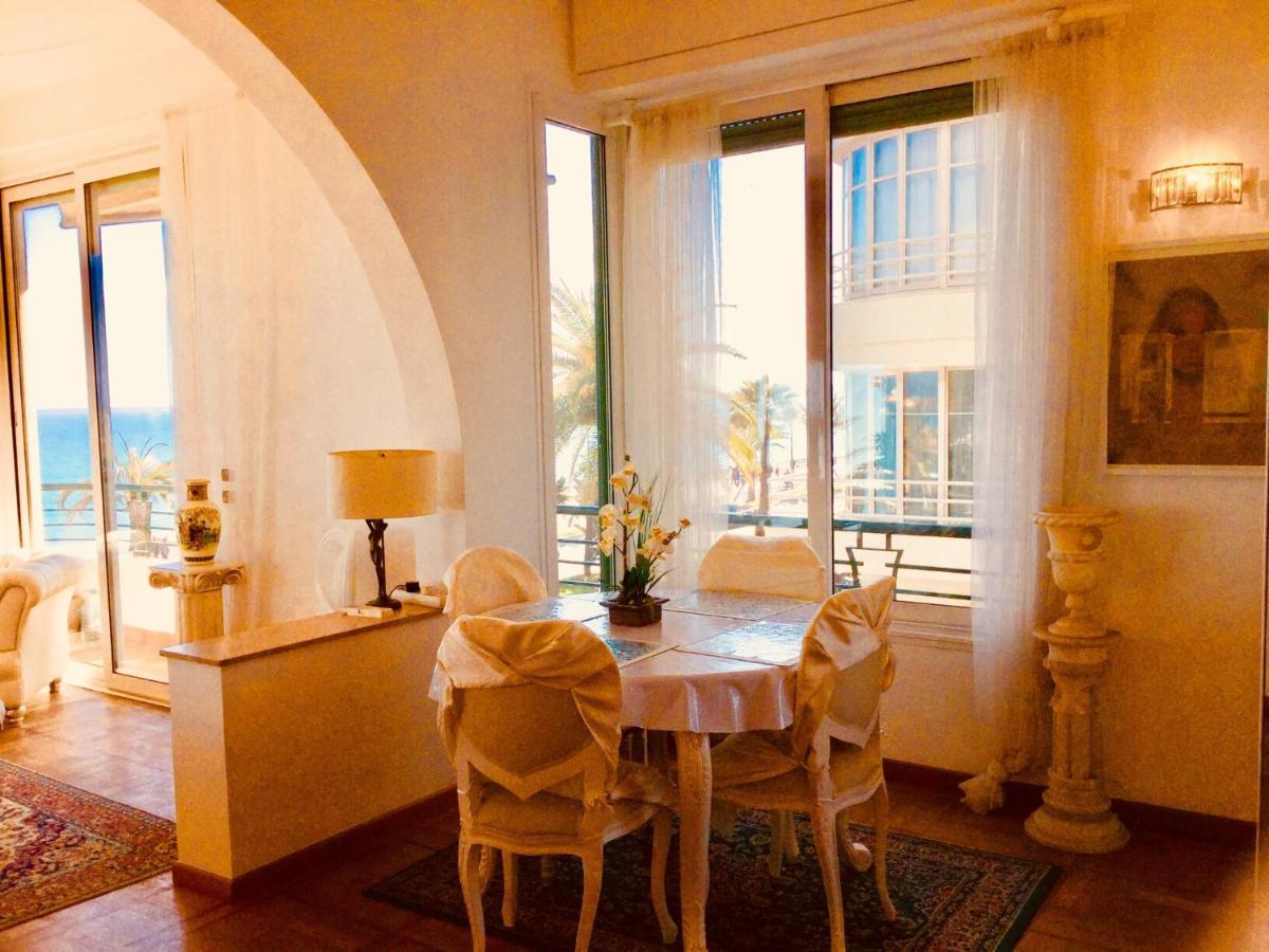 Endless Stunning Mediterranean Sea Views Promenade Des Anglais Nice Luaran gambar