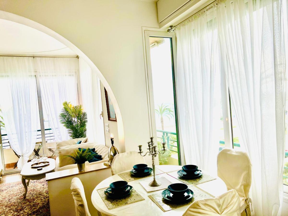 Endless Stunning Mediterranean Sea Views Promenade Des Anglais Nice Luaran gambar
