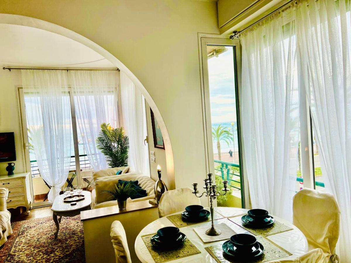 Endless Stunning Mediterranean Sea Views Promenade Des Anglais Nice Luaran gambar